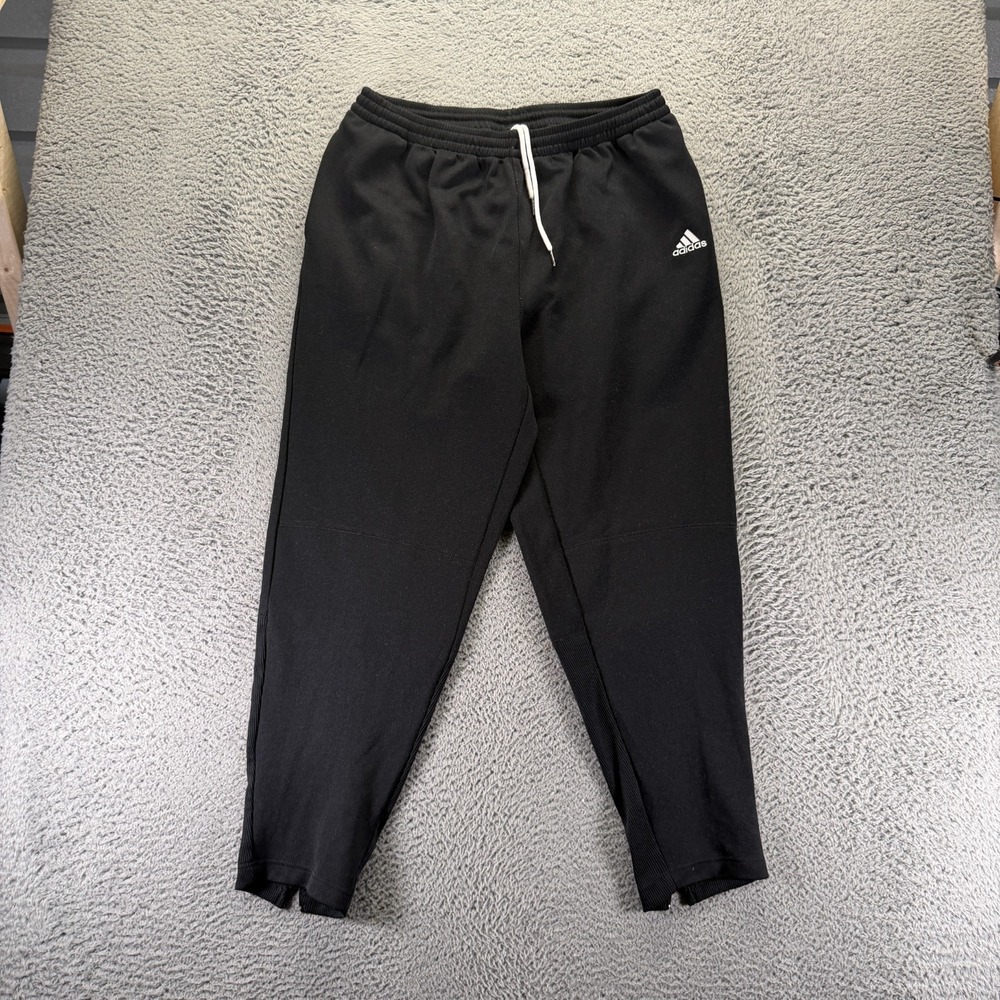 Adidas Pant Men's XL Black Track Tapered Leg Activewear Performance Basketball‎